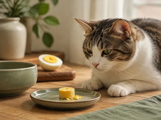 Безопасная проверка продукта «яичный желток» для кошки