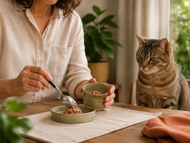 Безопасная проверка продукта «влажный корм» для кошки