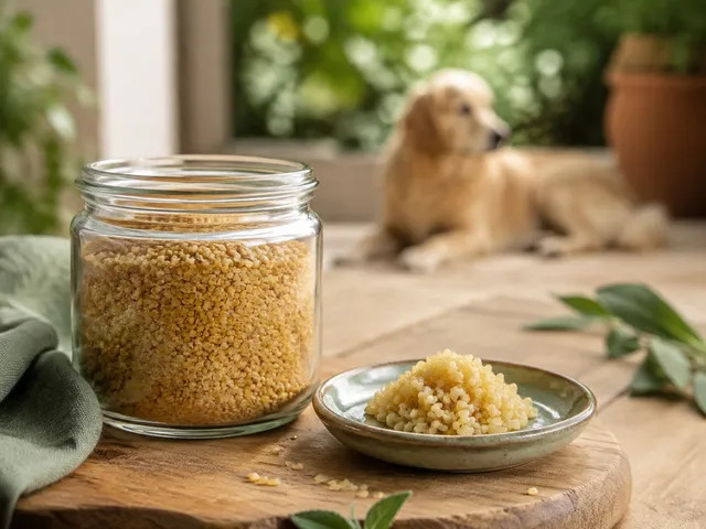 Безопасная проверка продукта «булгур» для собаки