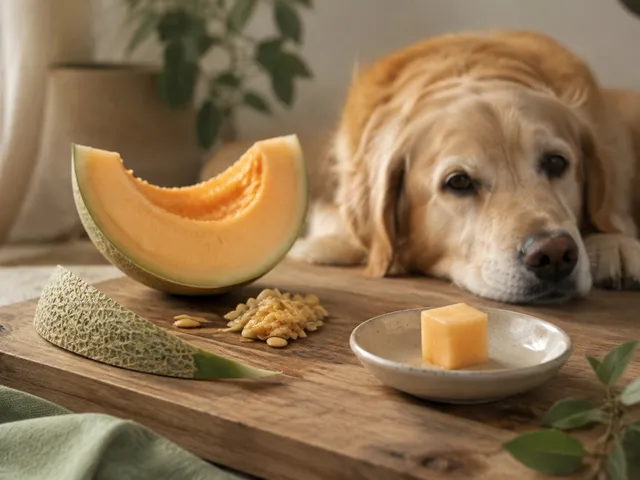 Безопасная проверка продукта «дыня» для собаки