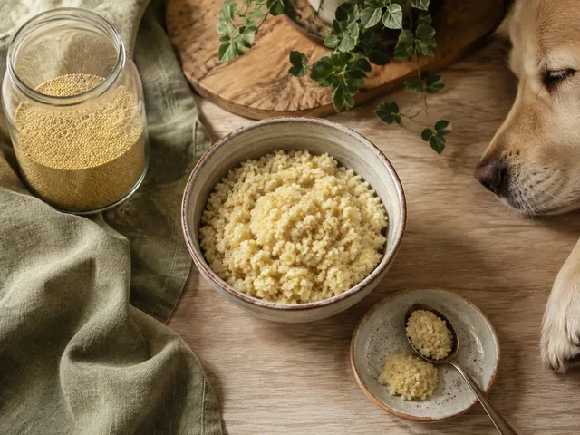 Безопасная проверка продукта «пшённая каша» для собаки